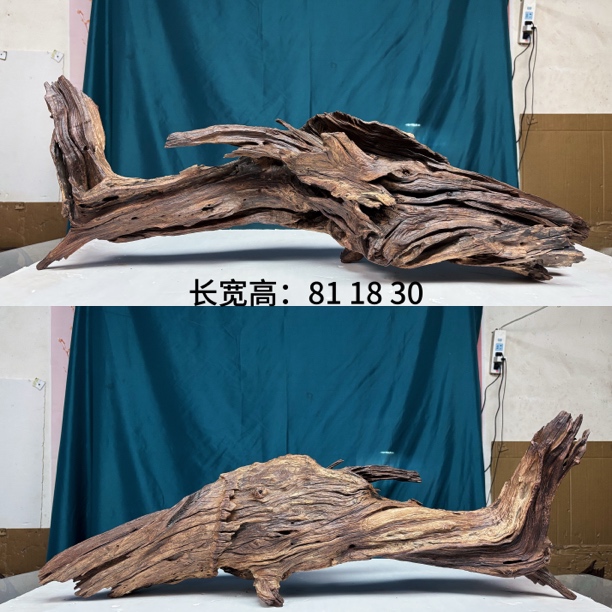 紫柚木鱼缸造景沉木天然秒沉水摆件