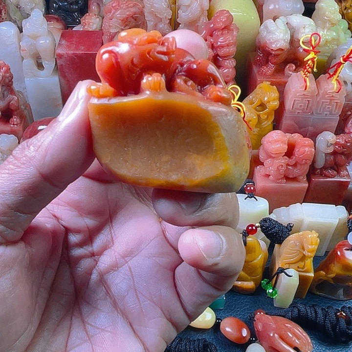 海***涛寿山石完好无损！！！！！！