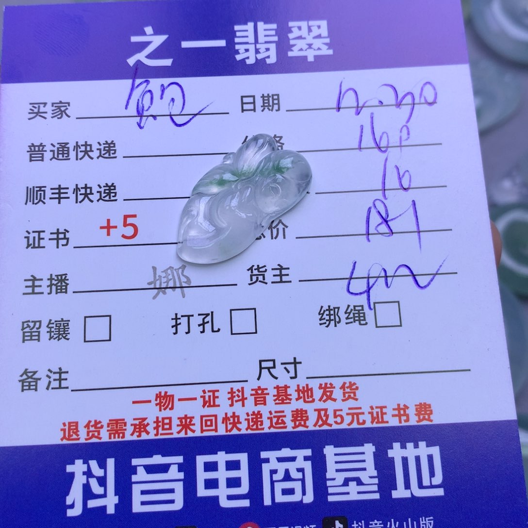 颈饰未镶嵌翡翠鮑****饰