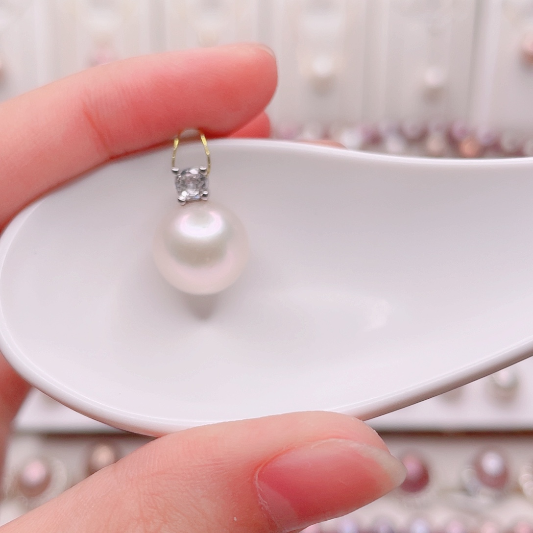 吊坠(赠链)淡水珍珠合金