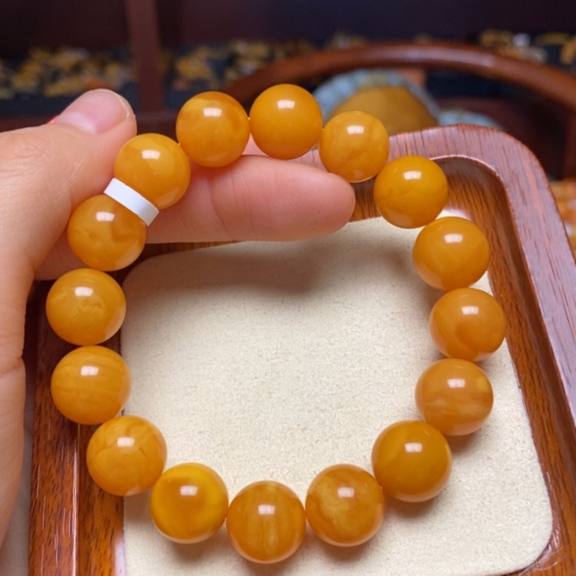 【闪购商品】蜜蜡手链未镶嵌手串