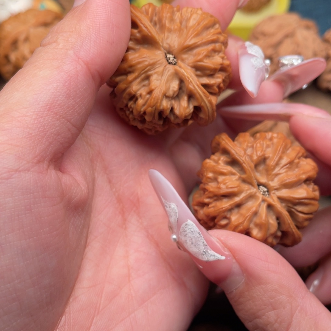 ◎***)把件文玩核桃全品粗筋39