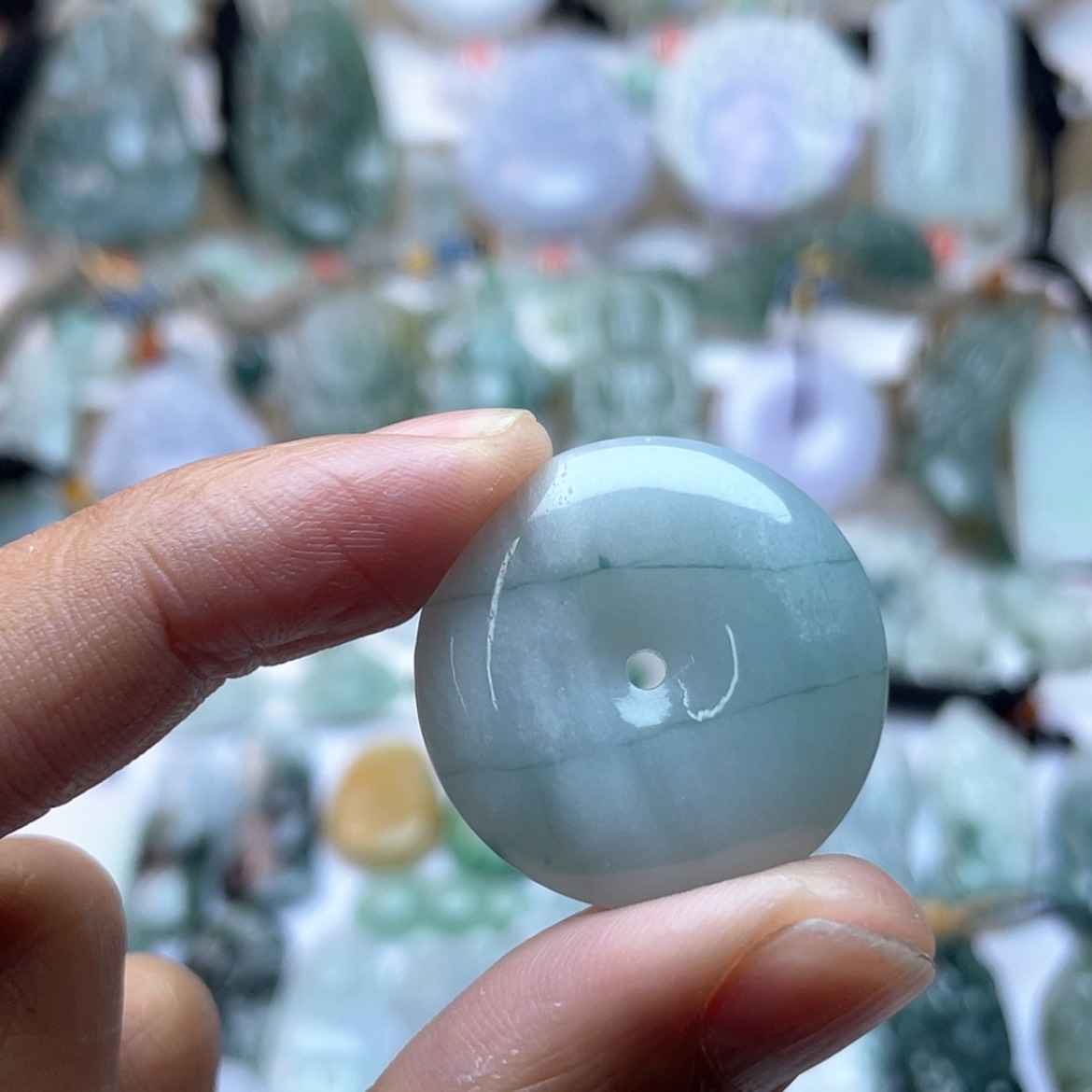 【闪购商品】颈饰未镶嵌翡翠平安扣