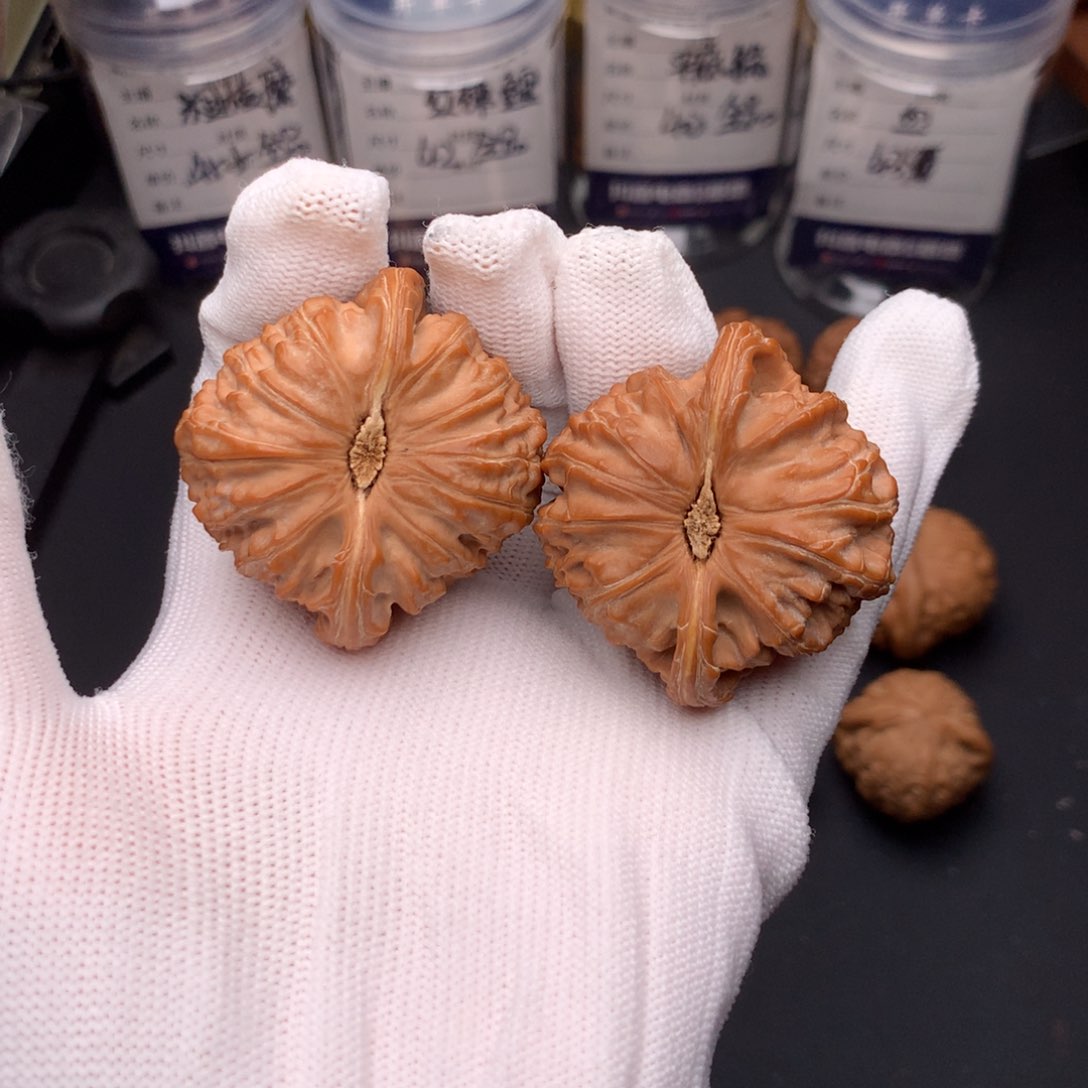 文玩核桃吊坠44白狮子