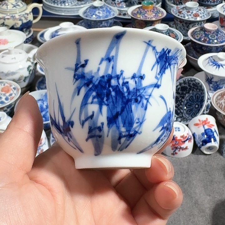 景德镇手工手绘杯