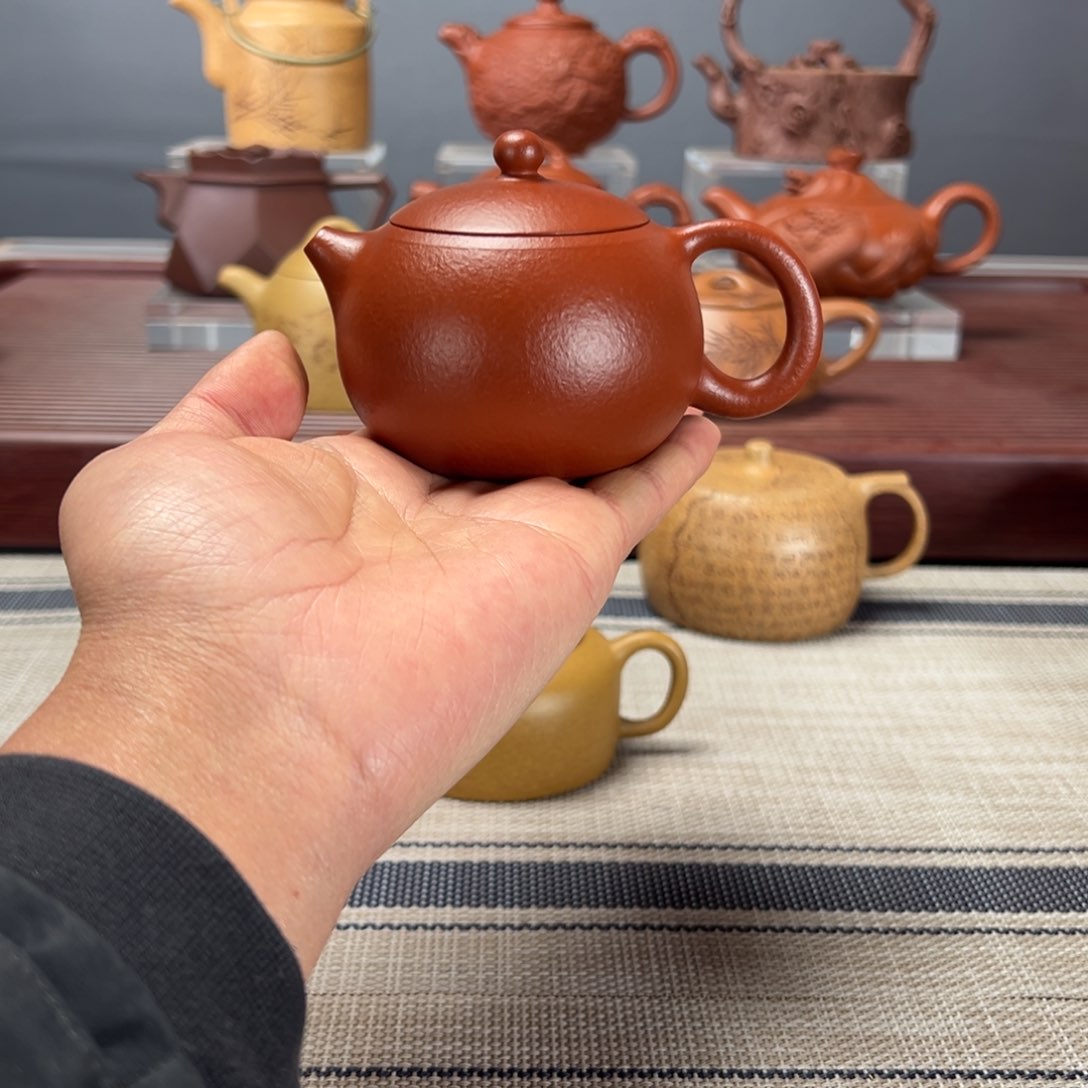 紫砂茶壶西施150CC朱泥