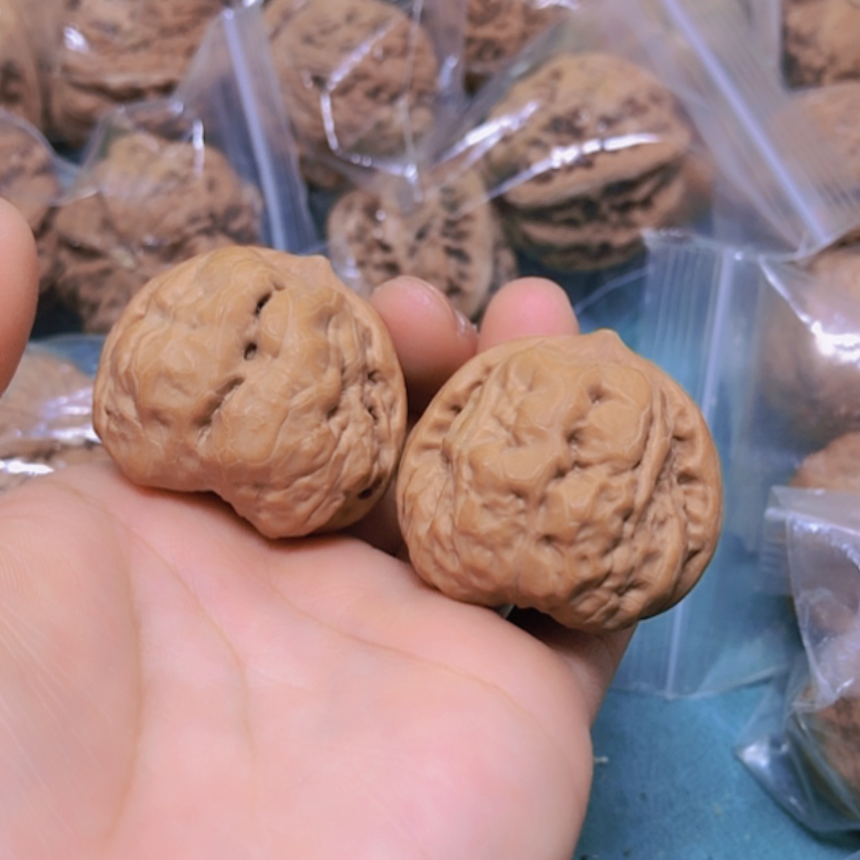 【闪购商品】把件核桃37蛤蟆头修尖