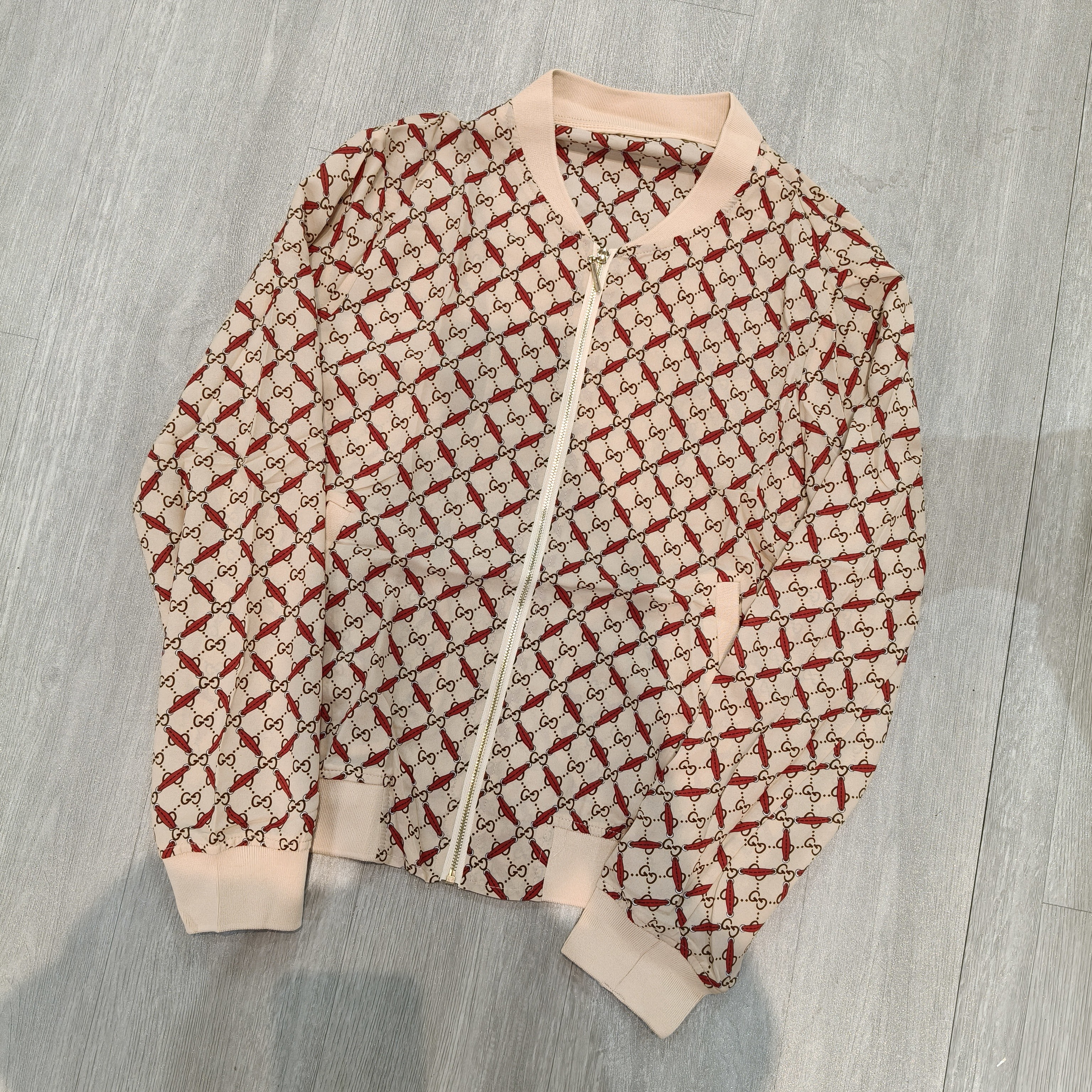 薄款百搭双G印花休闲百搭外套-果梓864