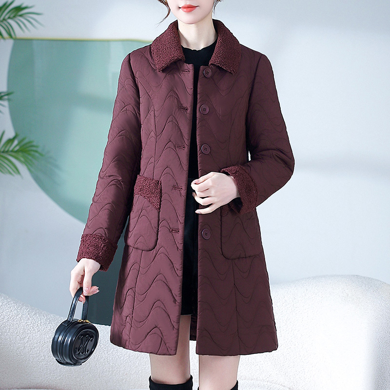 2024冬季新款大衣百搭时尚洋气收腰显瘦遮肉裙子气质