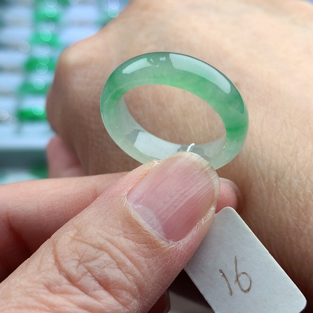 未镶嵌戒指翡翠16号