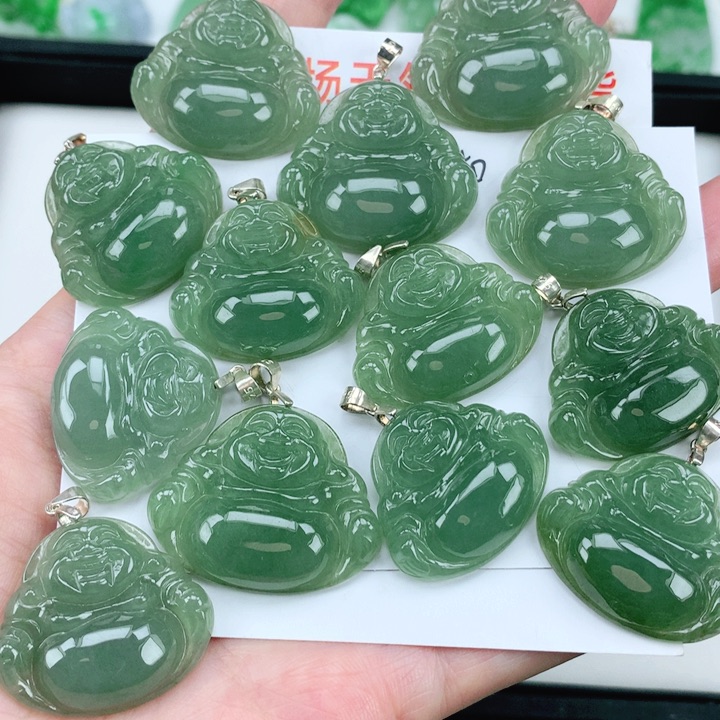 翡翠挂件银S925镶嵌多样性发其1