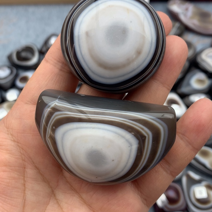 ❖***留玛瑙/玉髓散珠缠丝玛瑙