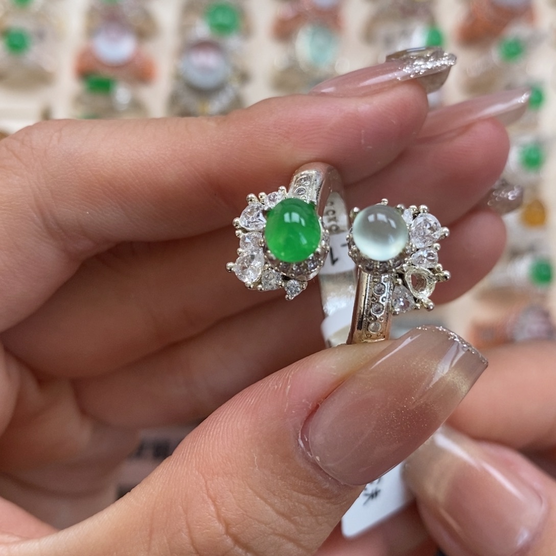 翡翠裸石缅甸天然a货翡翠