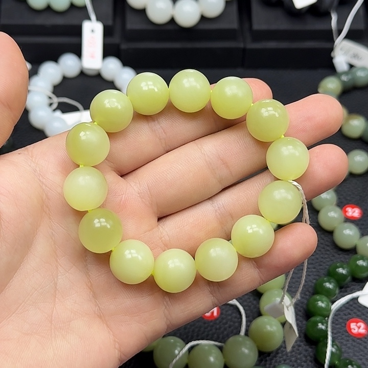 和田玉未镶嵌手链卡16