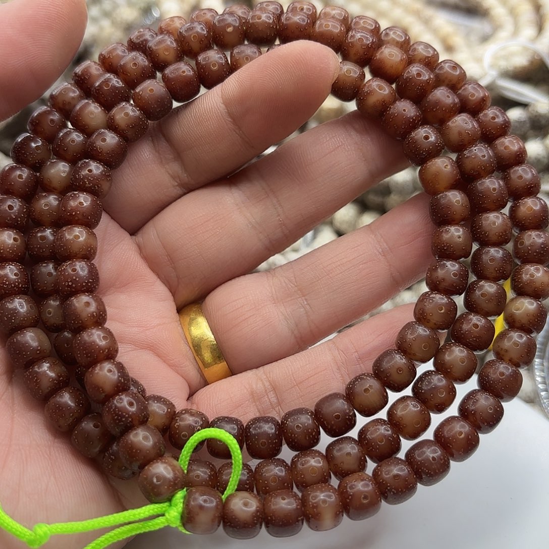 吊坠星月菩提87果冻玉化大留白