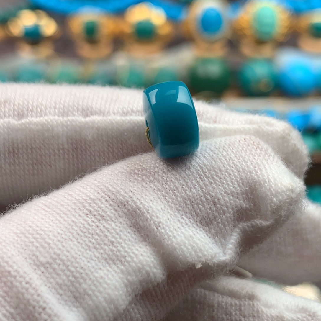 绿松石未镶嵌发饰9.4mm