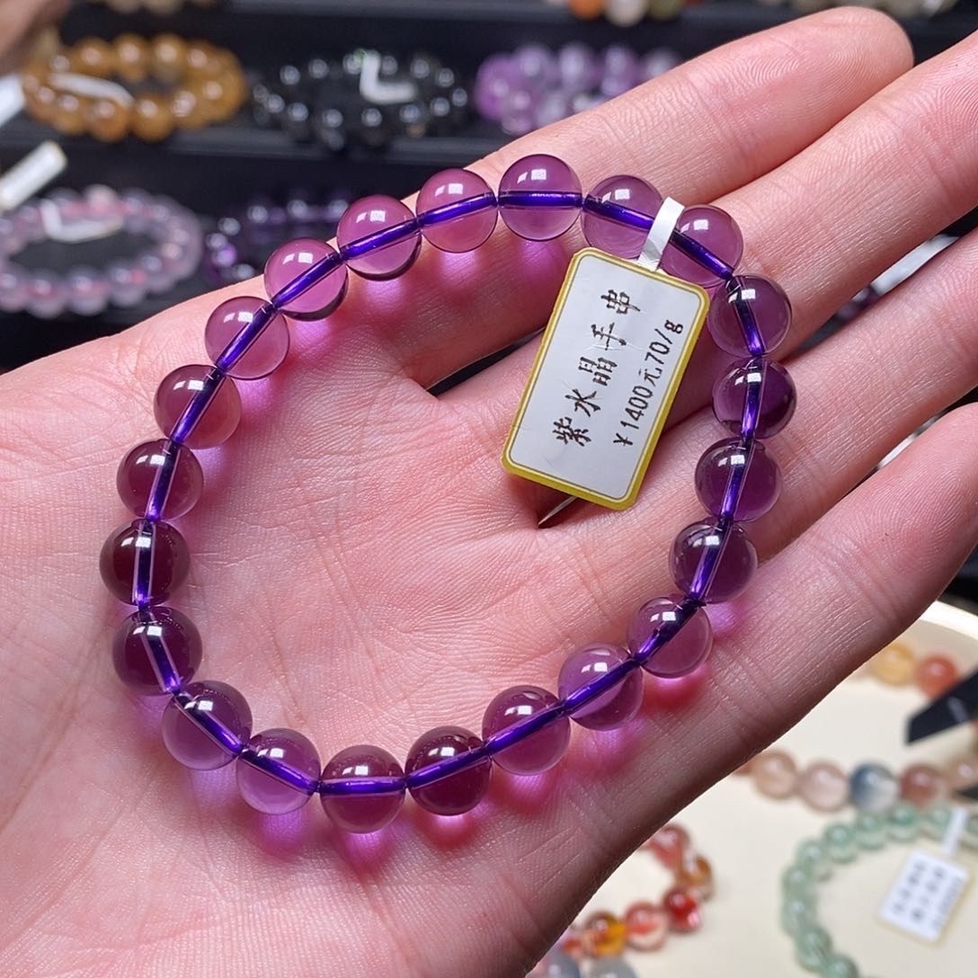 水晶手链未镶嵌元*妈手串8.8