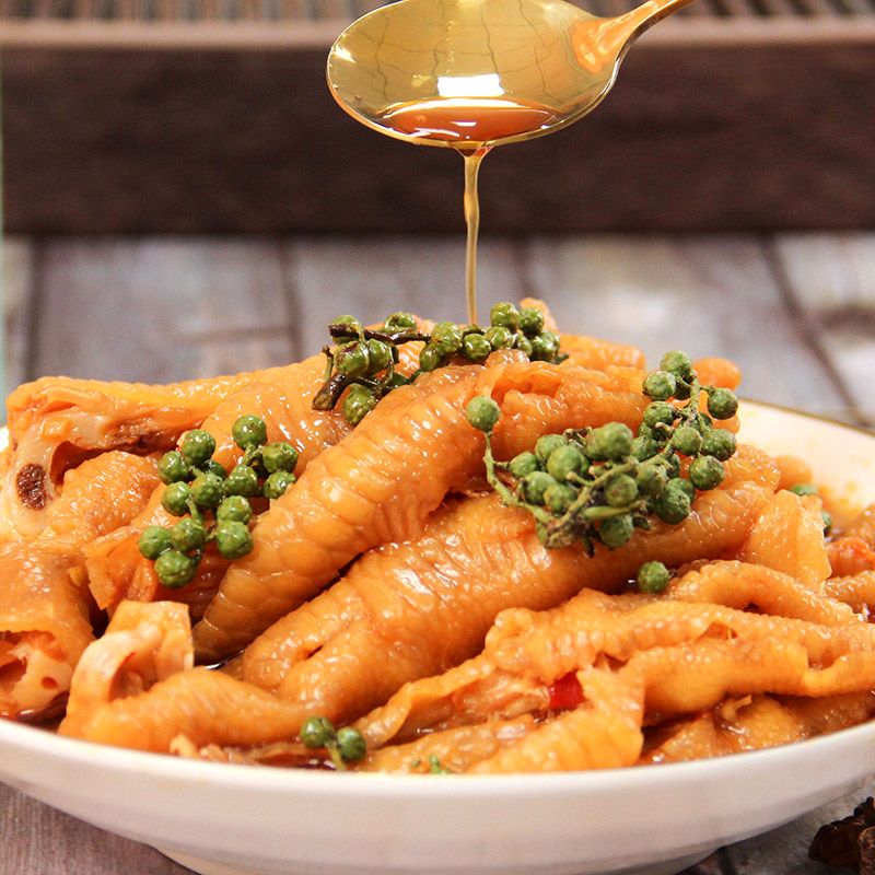 柠檬脱骨鸡爪多种口味无骨鸡爪熟食真空包装