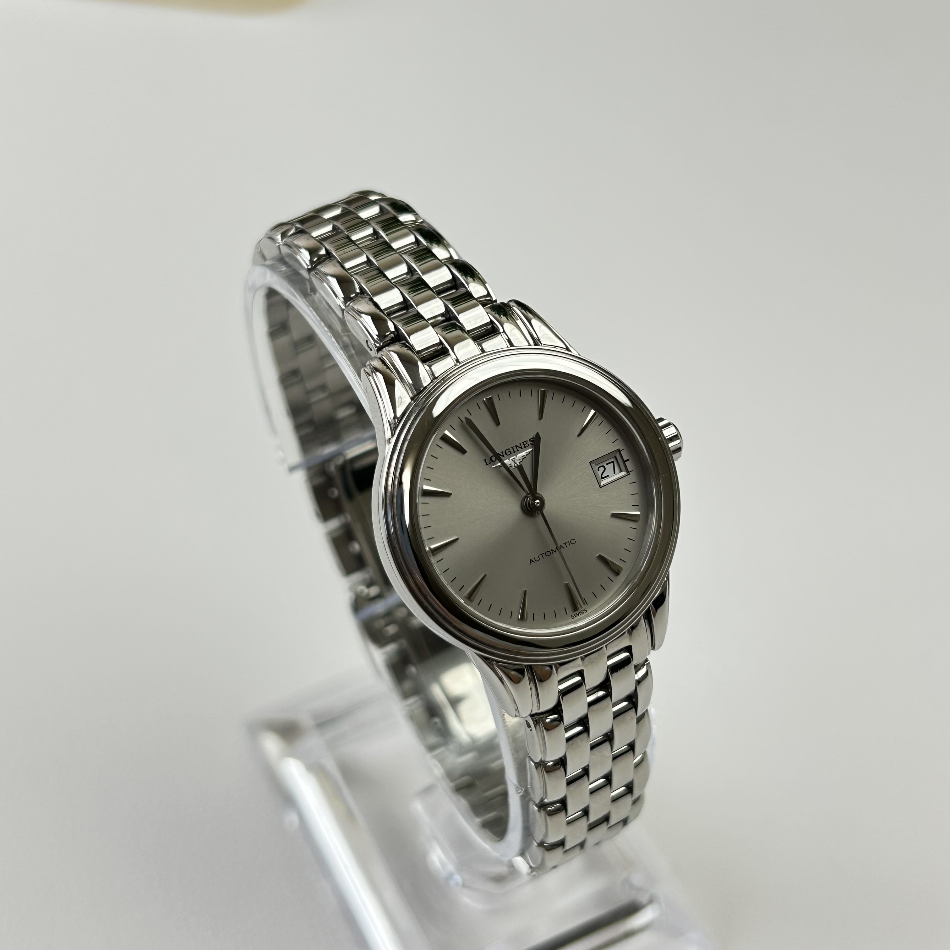 95新 Longines/浪琴 浪琴C/G0400/自动机械瑞士名表/表径26mm