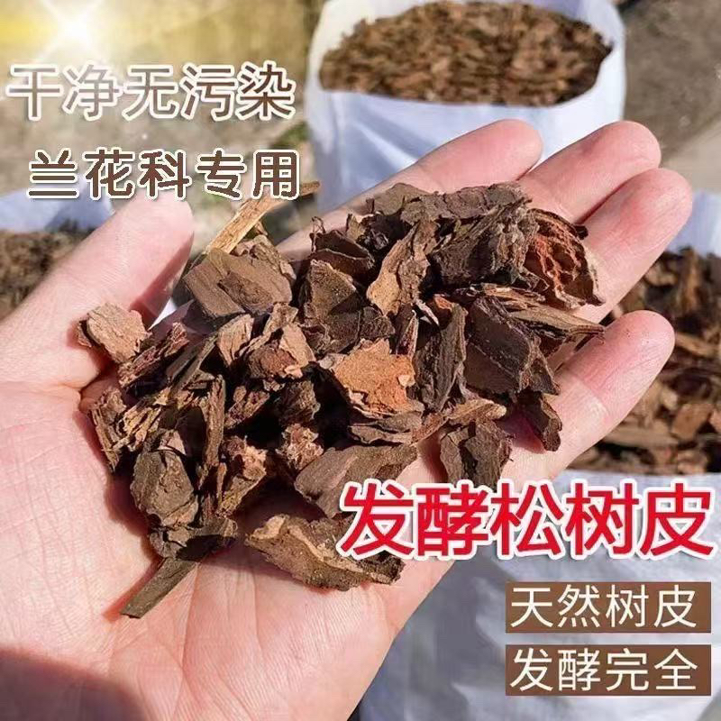优质松木树皮块粗颗粒石斛兰花植料