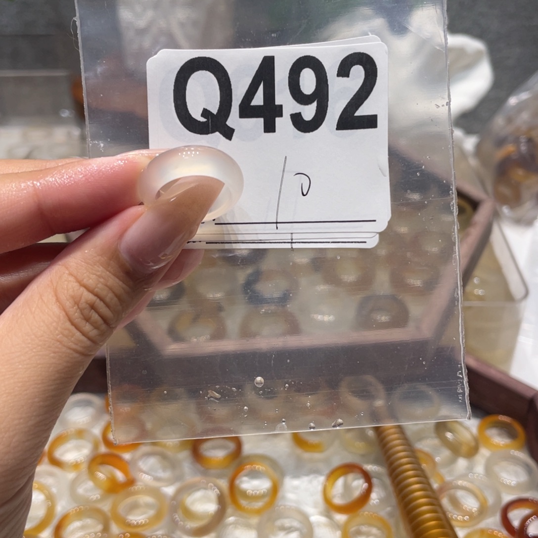 玛瑙/玉髓未镶嵌戒指492