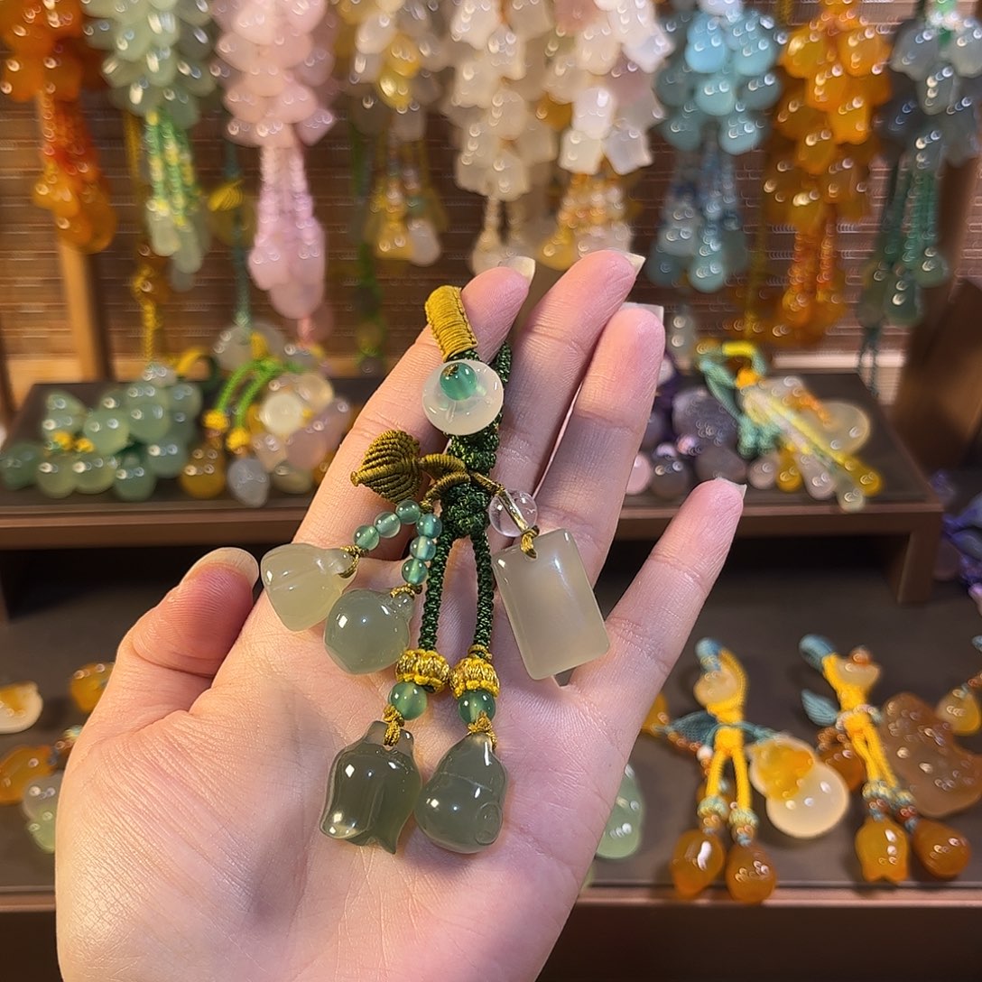 玛瑙/玉髓未镶嵌车挂