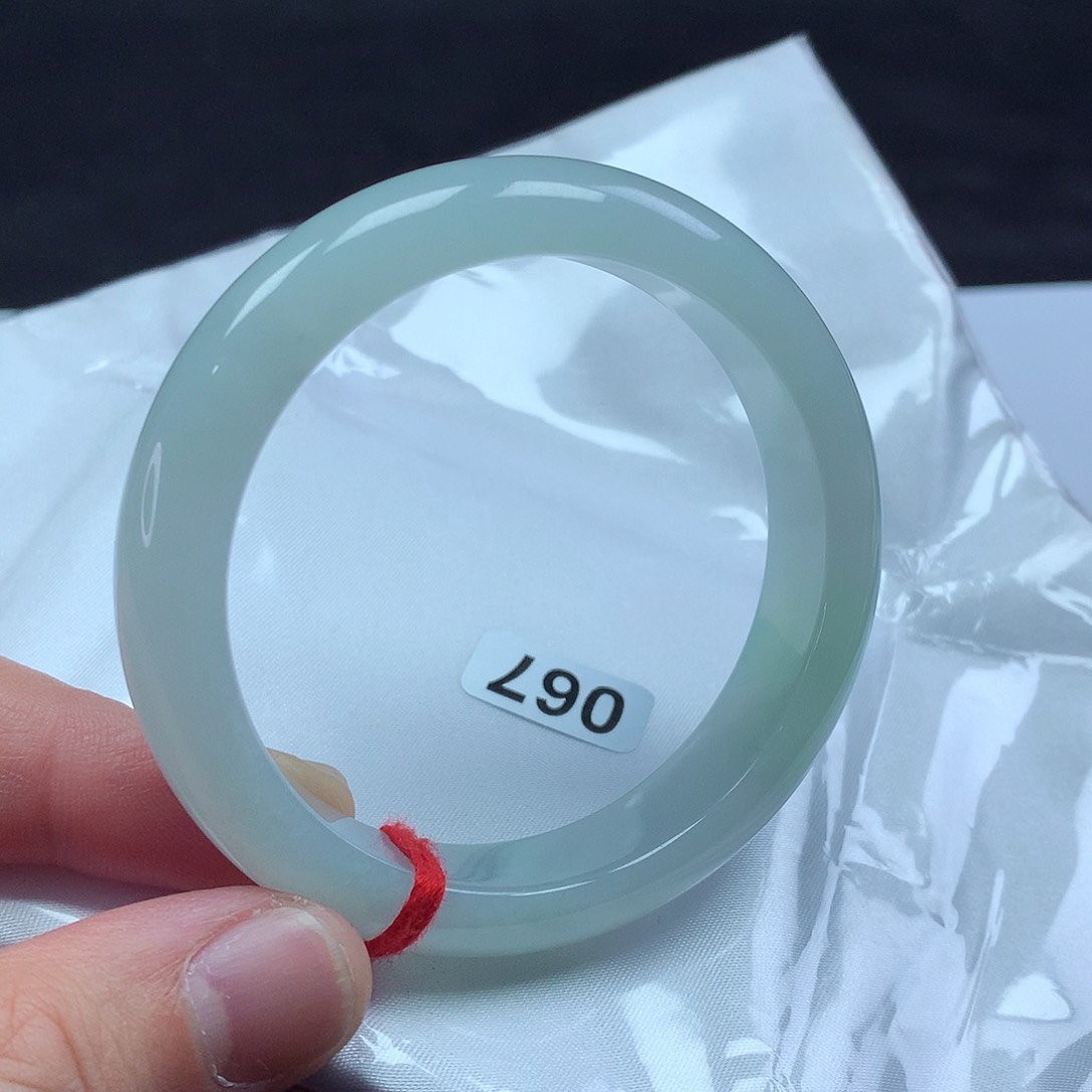 翡翠手镯未镶嵌54正圈