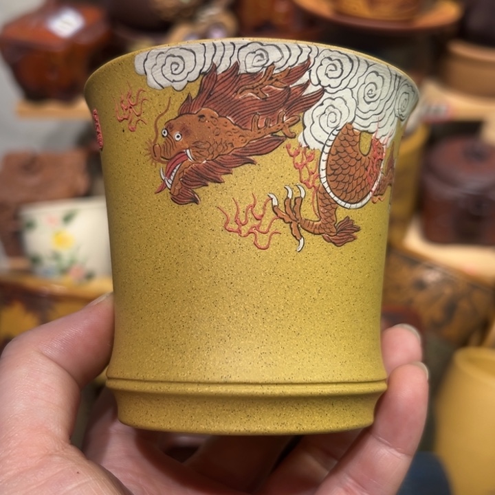 茶杯紫砂宜兴紫砂主人杯