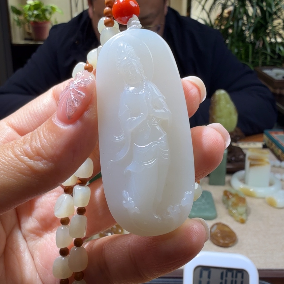 和田玉挂件未镶嵌阿****5