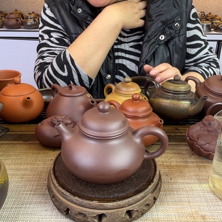 茶壶紫砂紫泥260cc