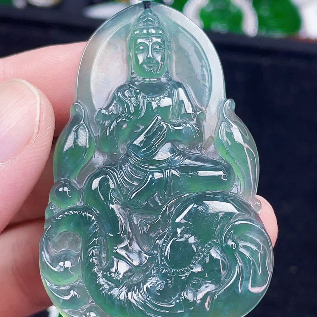 翡翠未镶嵌吊坠(不含链)6