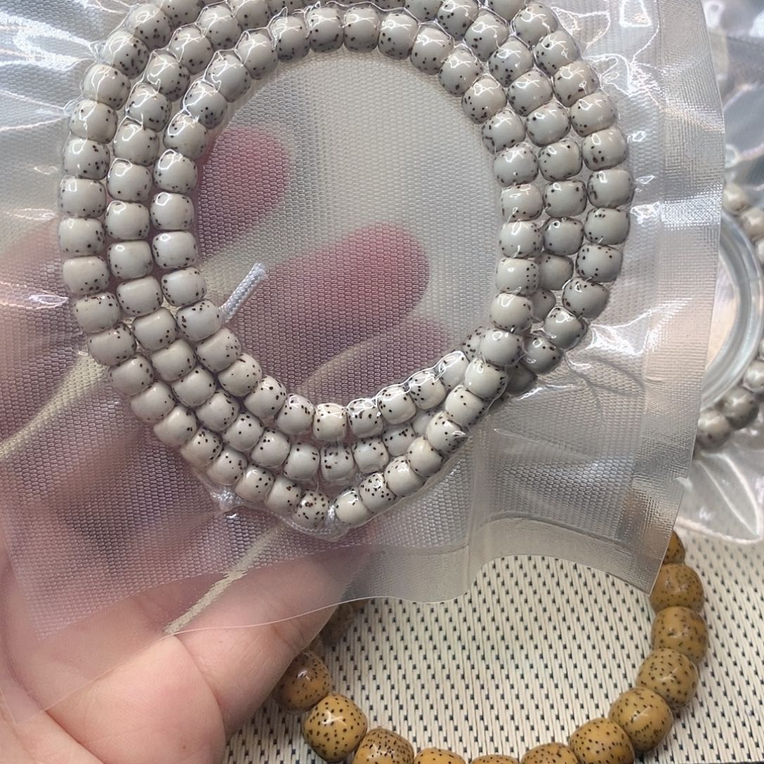 一***秋星月菩提吊坠原白河豚桶长串65