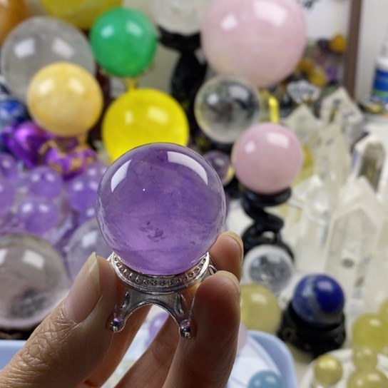 水晶珠宝半成品未镶嵌关***柿9号