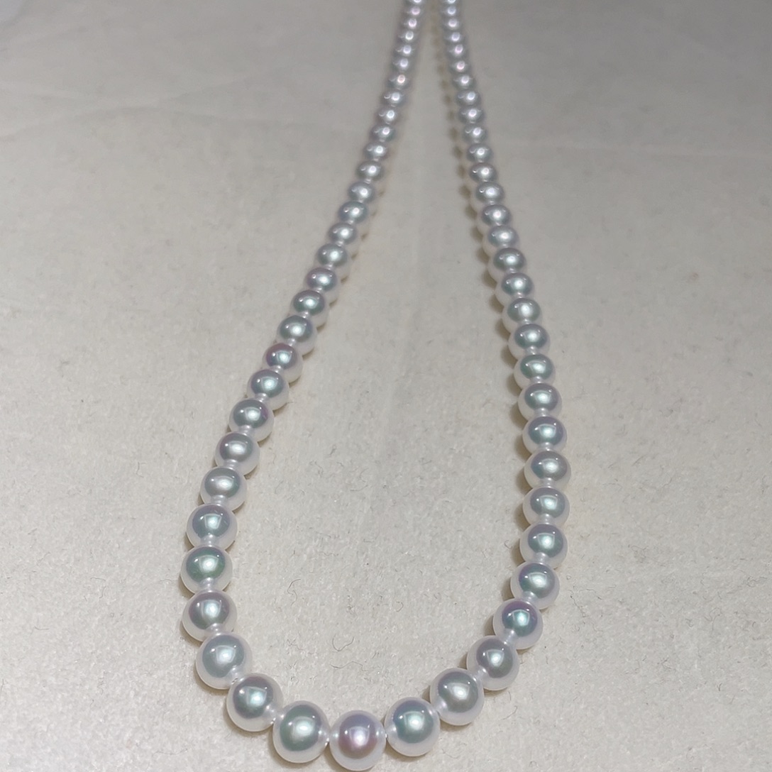 *****淡水珍珠颈饰银S925镶嵌