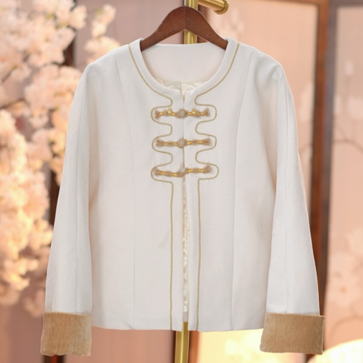 《怀故心-棉衣》加棉加厚2025新中式国风女士百搭上衣