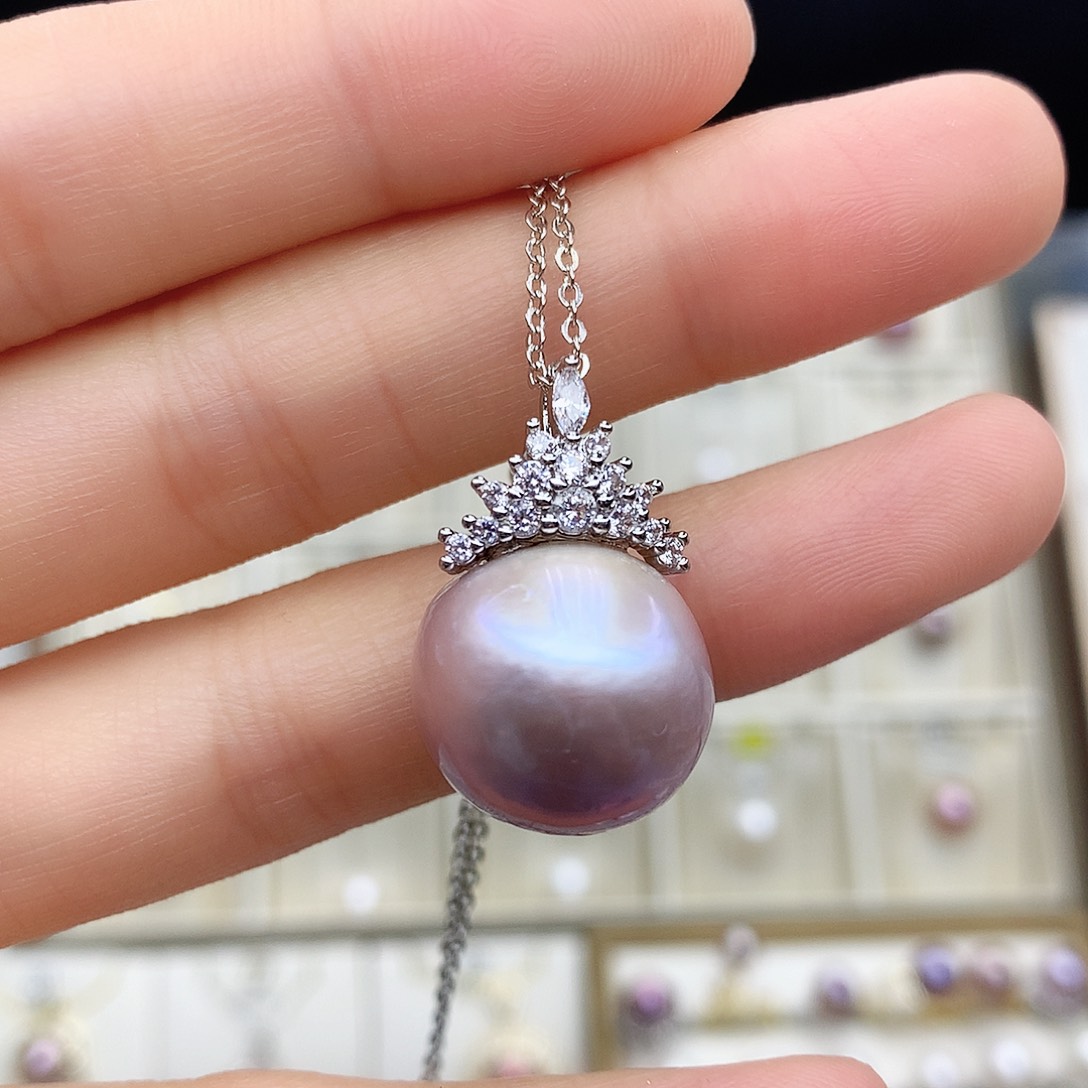 淡水珍珠颈饰合金