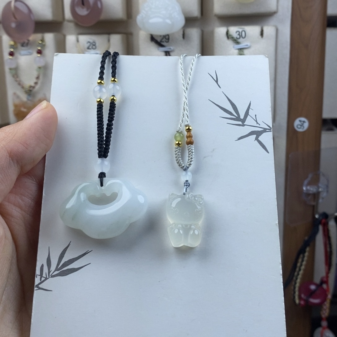 玛瑙/玉髓合金颈饰