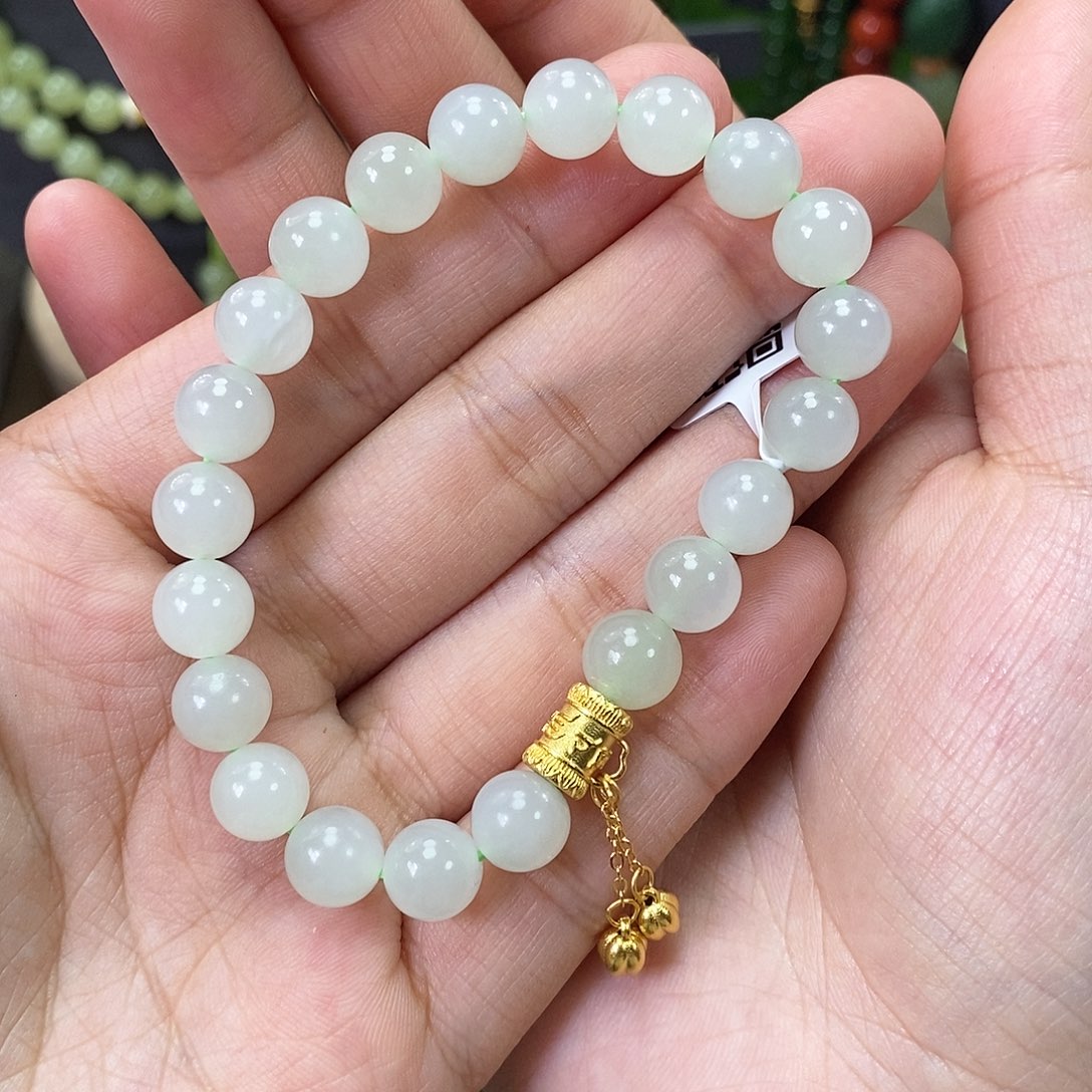 和田玉手串未镶嵌o s