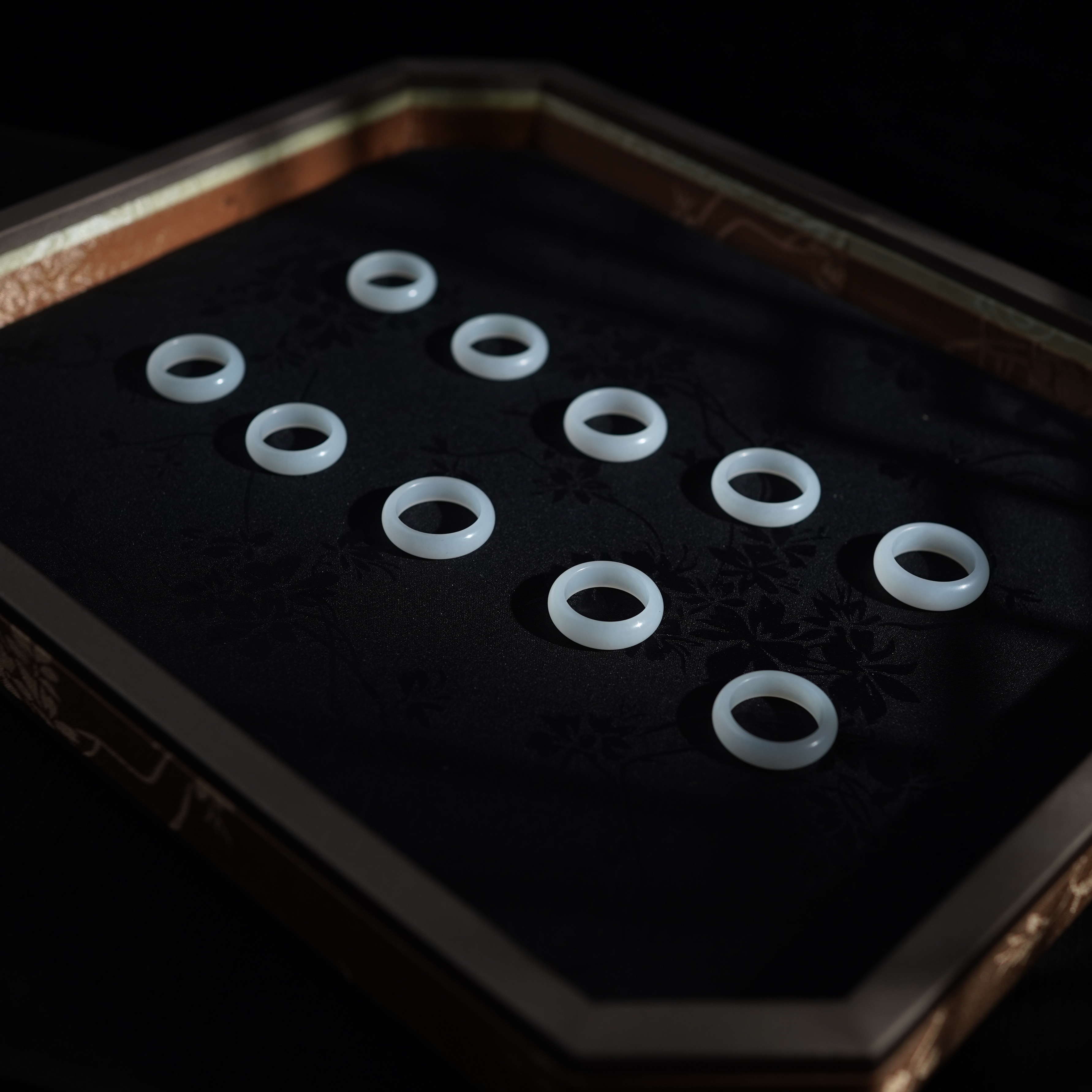 【佩洁】和田玉*素圈戒指＊未镶嵌（多样性发其一）