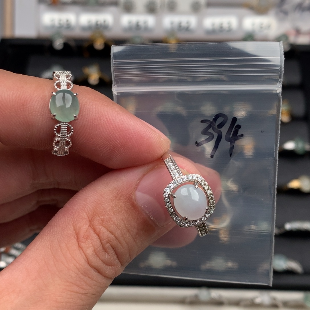 翡翠未镶嵌戒圈394
