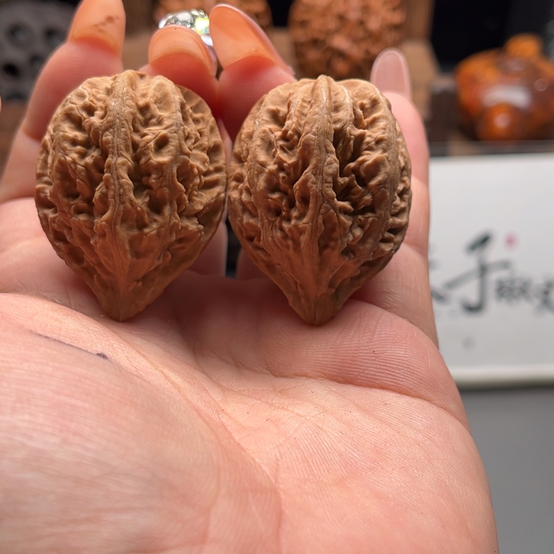 文玩核桃把件关东木子家楸大胖6