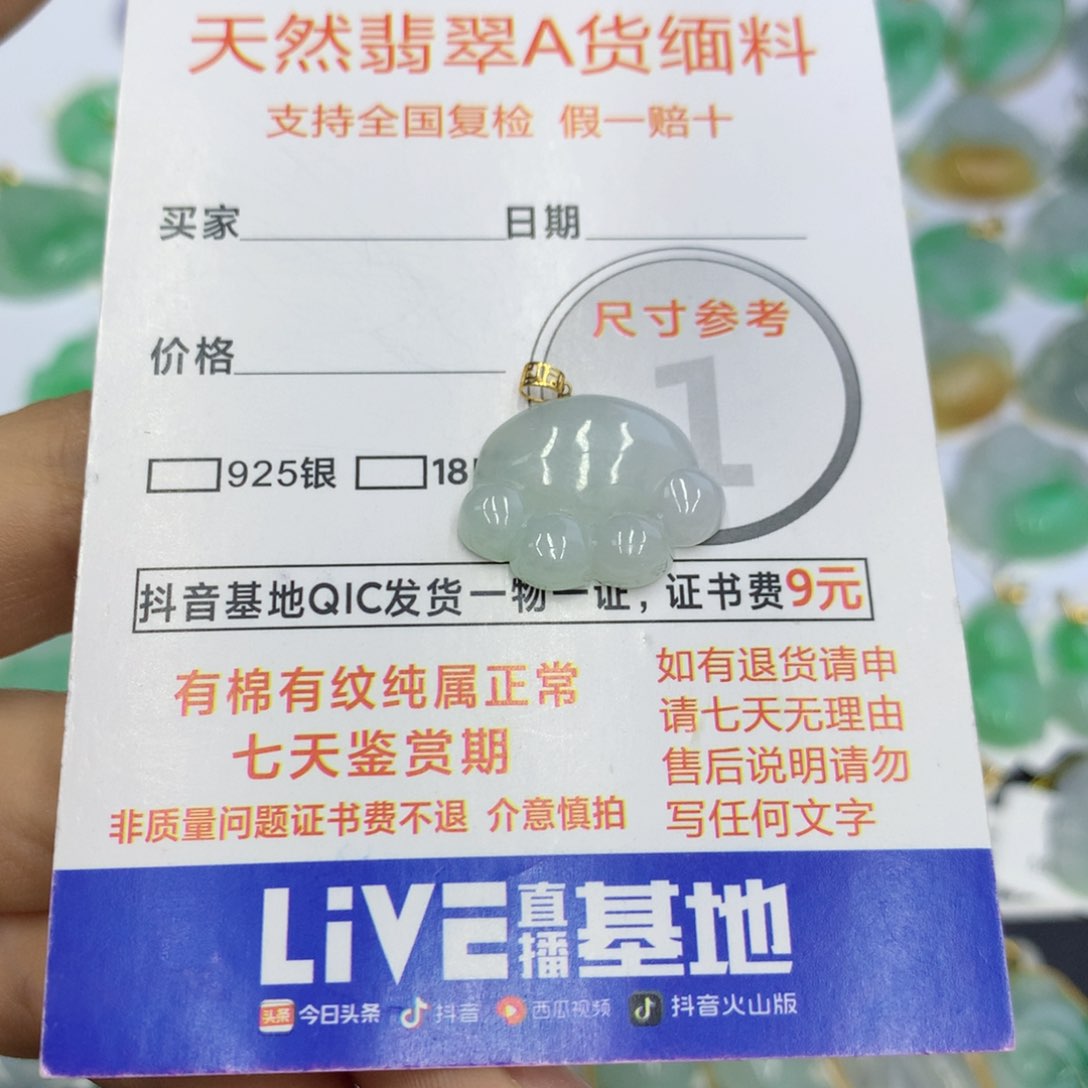 翡翠颈饰未镶嵌翡翠