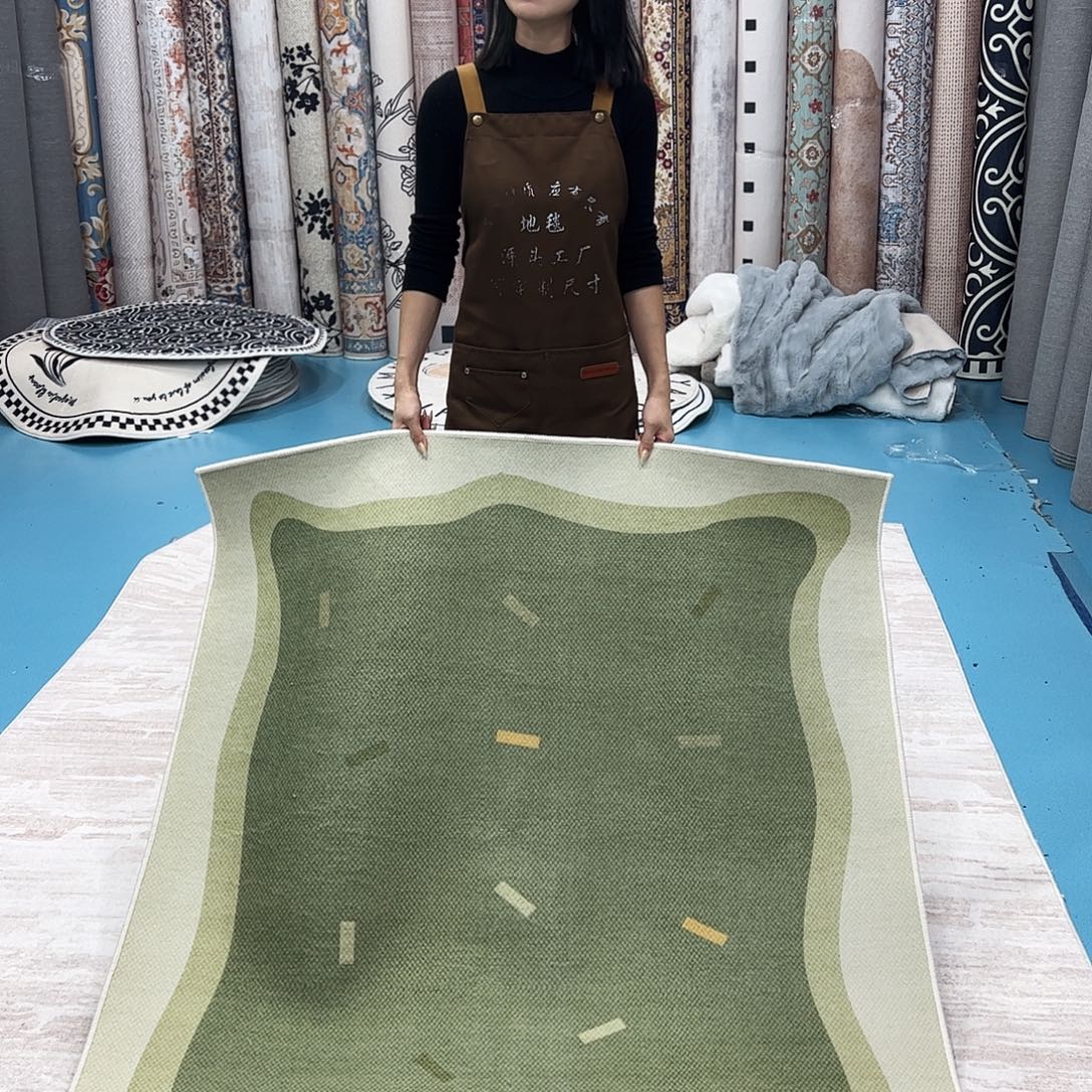 混纺120×160误差正负1-3厘米加厚棉布底比利时绒瑕疵
