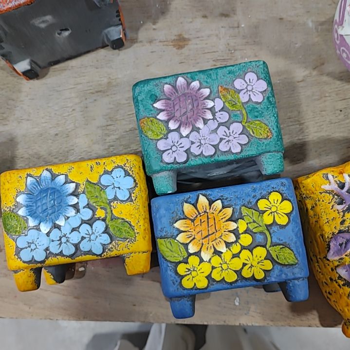 陶吸水透气的白陶花盆凑满12发货