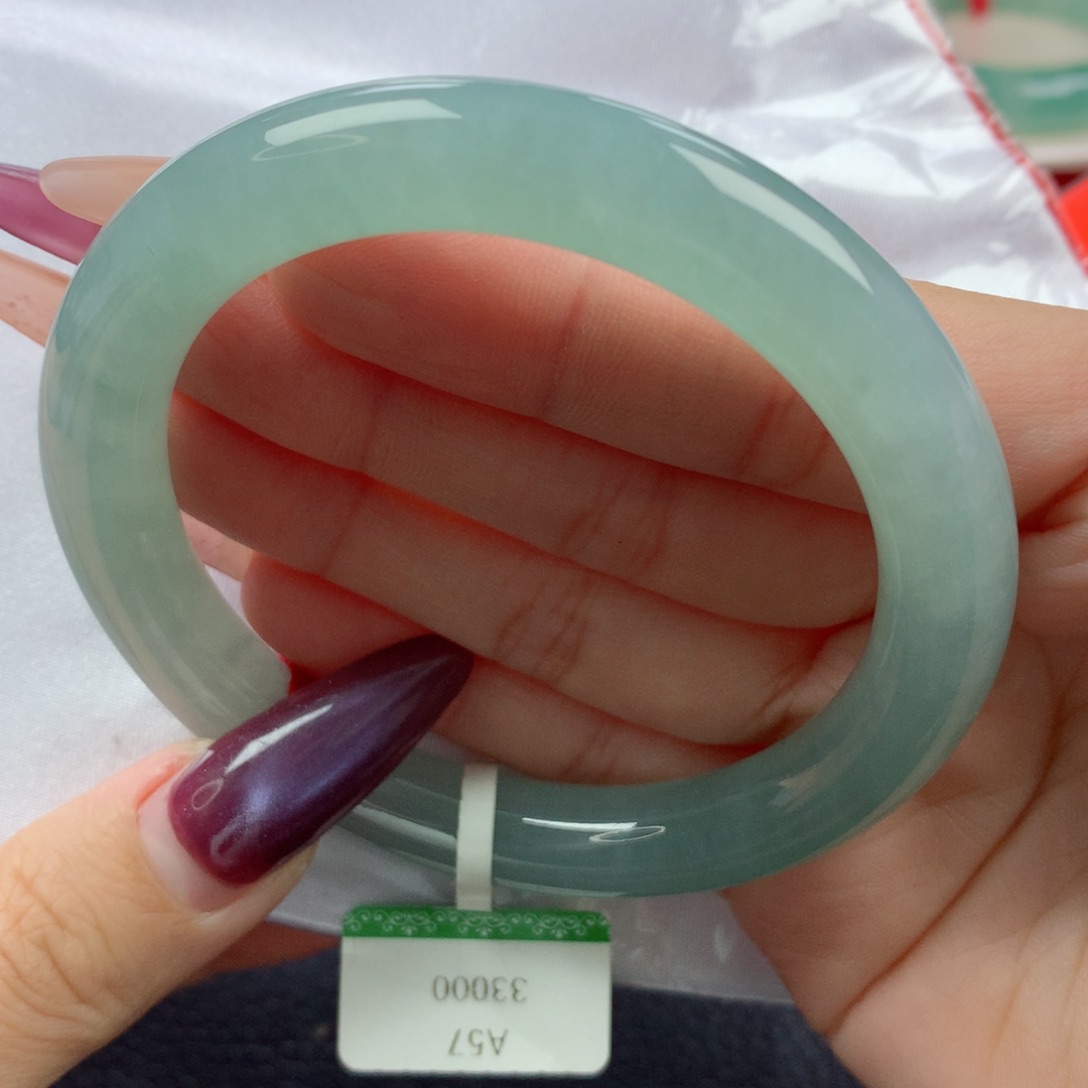 未镶嵌手镯翡翠缅甸天然翡翠A货57