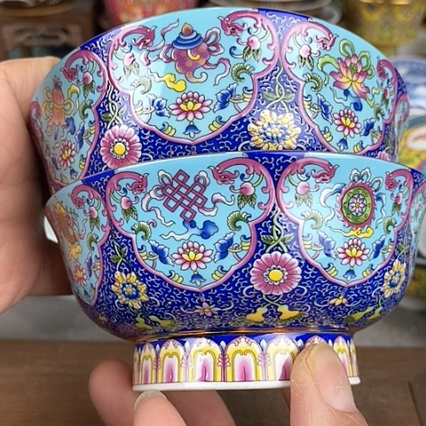 景德镇陶瓷藏式茶碗