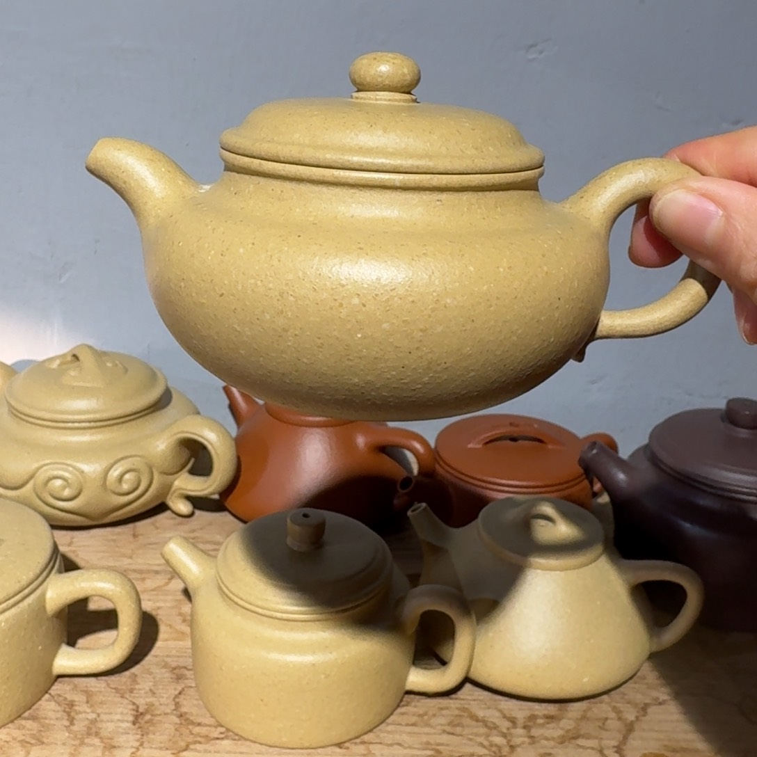 本山绿泥茶壶梨皮200毫升左右