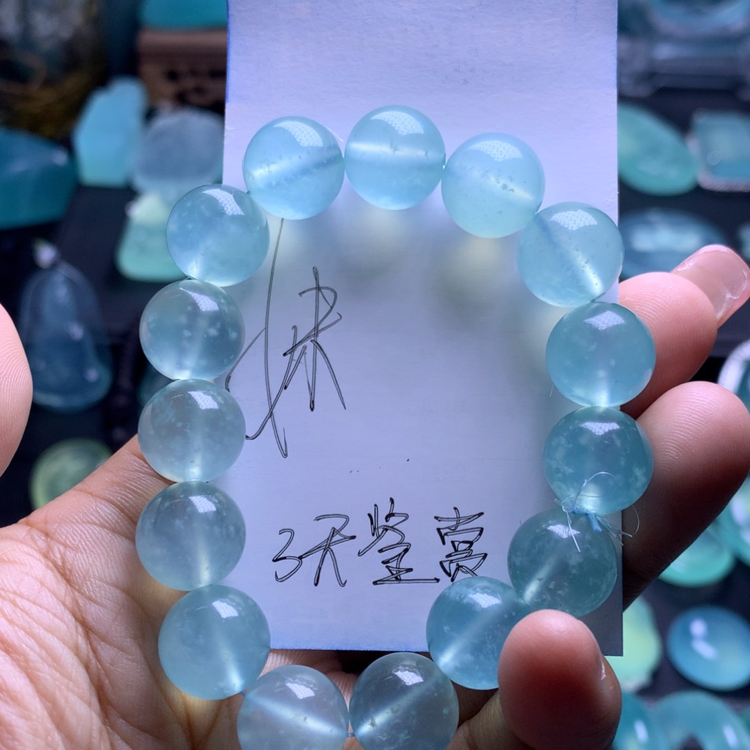 蛇纹石玉手串未镶嵌