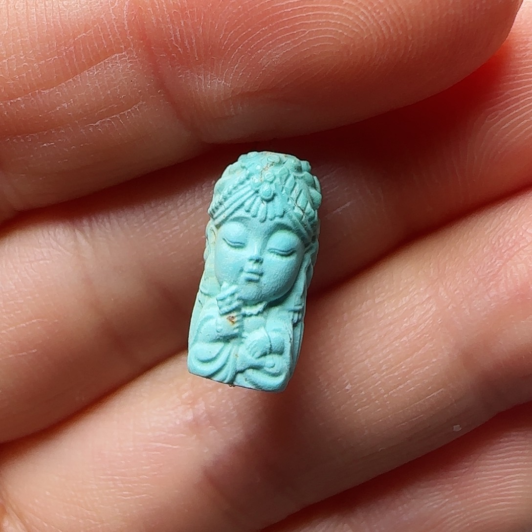 绿松石珠宝半成品未镶嵌