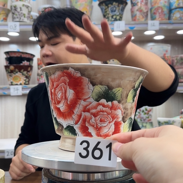 紫砂花盆瑕疵瑕疵361